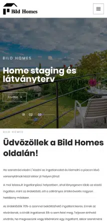 Bildhomes mobil nézet